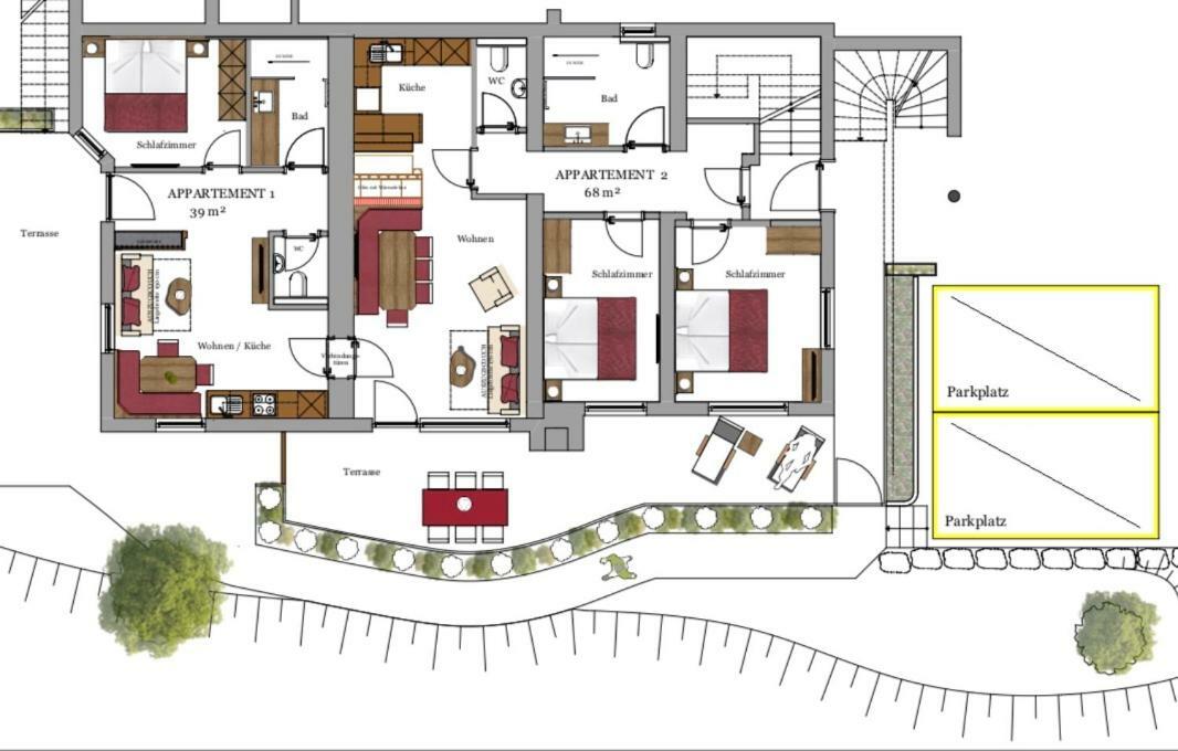 Appartements Rosengarten 솔 외부 사진